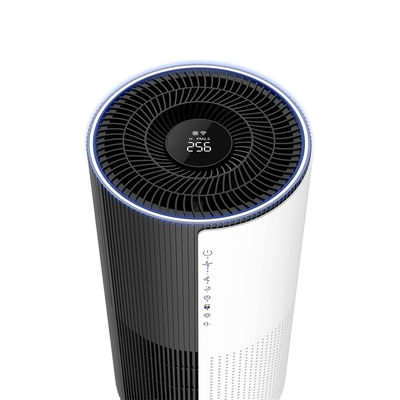 True Hepa Filter Room Air Purifier With DC Motor LED Screen Ivory White 60HZ