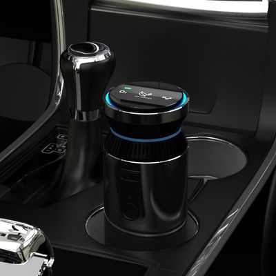 Black Smart Air Purifier O3 Ozone Formaldehyde Odor And VOC Purification