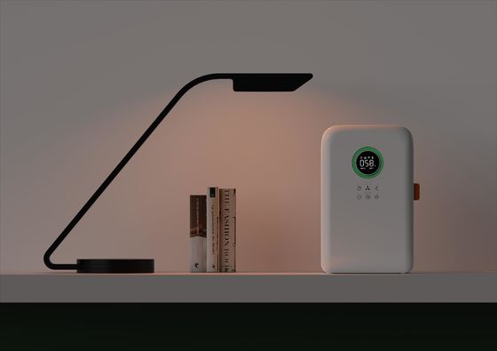 Desktop Activated Carbon Hepa UV Air Purifier Humidification 58CFM