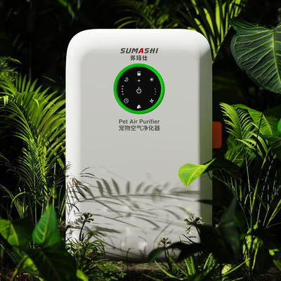 FCC Smart WiFi Pet Air Purifier For Cat Fur Adsorption Floating Hair