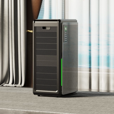 Wiszący naścienny oczyszczacz powietrza Hepa UV o mocy 240 W Personalizacja Pilot WiFi